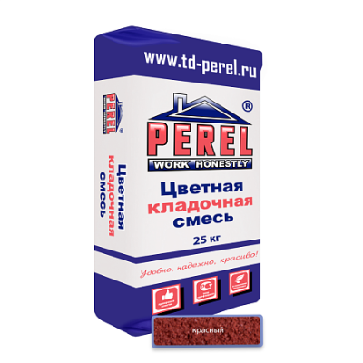 Красная кладочная смесь 0060 Perel SL 25 кг Керамик-а Калуга