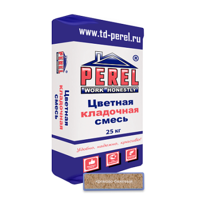 Кремово-бежевая кладочная смесь 0025 Perel SL 25 кг Керамик-а Калуга