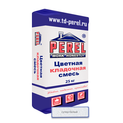Супер-белая кладочная смесь 0001 Perel SL 25 кг Керамик-а Калуга
