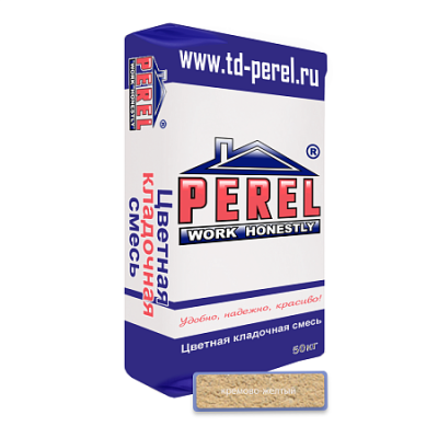 Кремово-желтая кладочная смесь 0030 Perel SL 50 кг Керамик-а Калуга