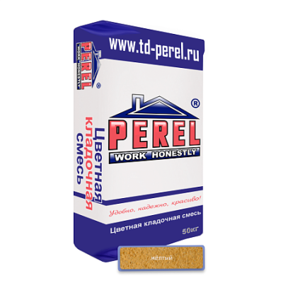 Желтая кладочная смесь 0035 Perel SL 50 кг Керамик-а Калуга
